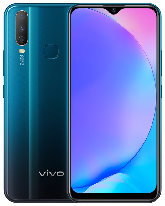 Смартфон "Vivo Y17" 8+256Гб, синий аквамарин