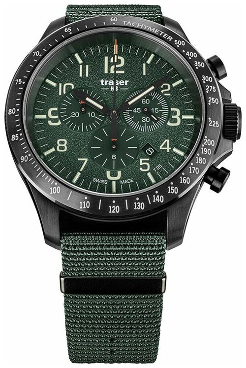 Наручные часы traser P67 professional, зеленый