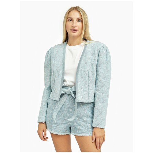 Пиджак Twinset Milano, размер 40, голубой пиджак twinset milano размер 42 белый