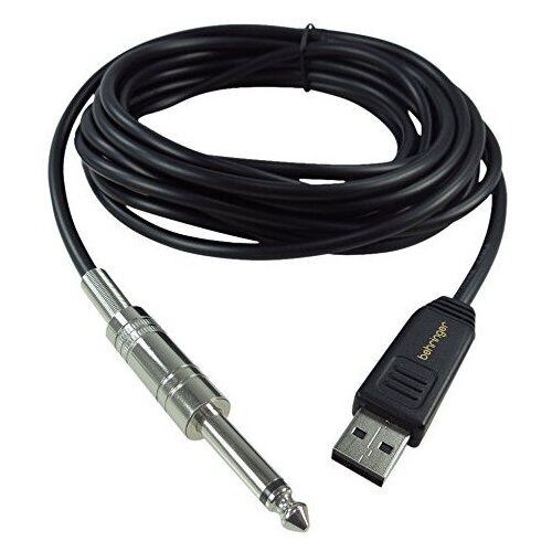 USB-Jack кабель для гитары Behringer GUITAR2USB (5 метров)