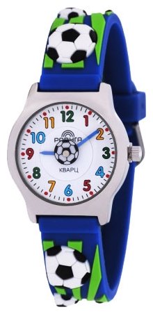 Часы детские наручные Радуга 103 футбольные мячи синие. Для мальчиков. 