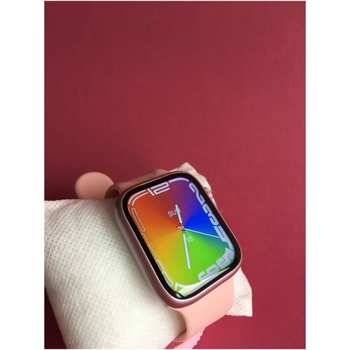 Смарт часы x8 Pro 45 mm розовые часы 287400₽