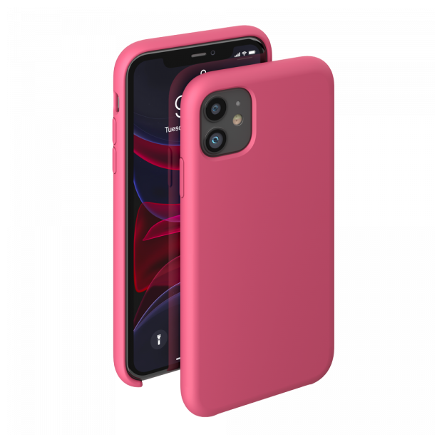 Накладка силикон Deppa Liquid Silicone для Apple iPhone 11 Фуксия арт. 87303