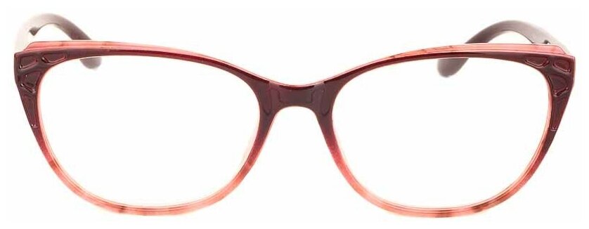 Готовые очки для чтения бордовые с диоптриями +1.25 футляр