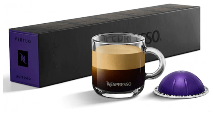 Оригинальные капсулы Nespresso, система Vertuo вкус Altissio