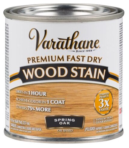 "Морилка - Масло Для Дерева Varathane Premium Fast Dry Wood Stain весенний дуб 0,236 л"