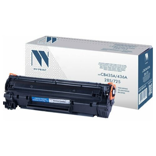 Картридж лазерный NV PRINT (NV-CE285A/CB435A/436A/725) для HP/CANON LaserJet/i-SENSYS ресурс 2000 стр, 1 шт картридж лазерный nv print для hp colorlaserjet cm1015 2600 желтый ресурс 2000 стр