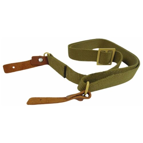 фото Ремень ак (1 карабин) на кожаных шлевках as-sl0020t anbison sports