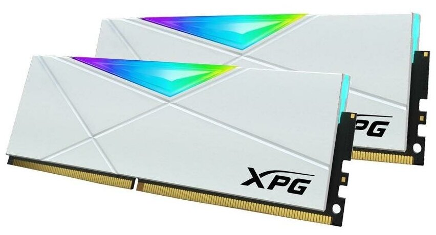 Оперативная память Adata DDR4 16Gb (2x8Gb) 3600MHz pc-28800 XPG Spectrix D50 RGB White (AX4U36008G18I-DW50)