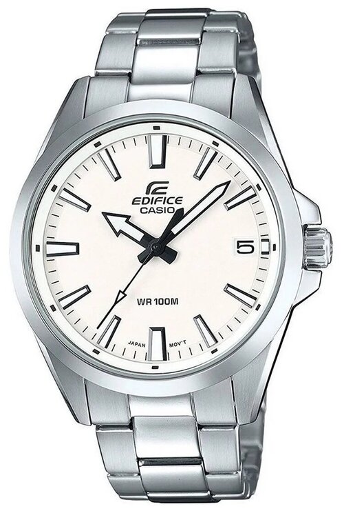 Наручные часы CASIO Edifice EFV-100D-7A, белый, серебряный