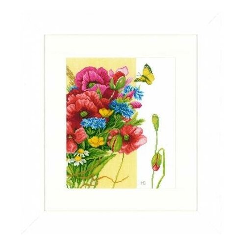 lanarte набор для вышивания poppies 23 x 31 см pn 0196178 Набор для вышивания Poppies LANARTE 24 x 29 см LANARTE PN-0144524