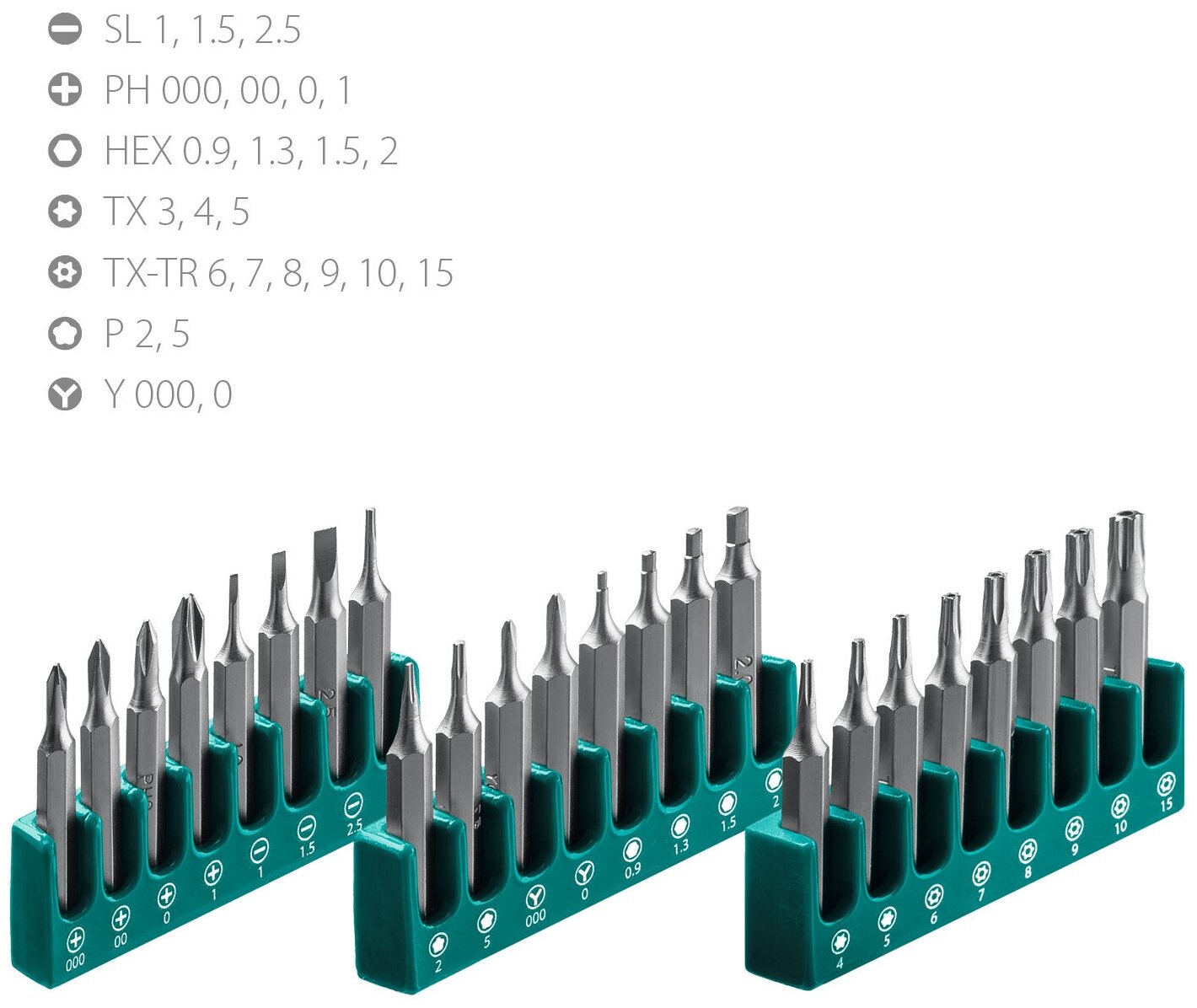 KRAFTOOL Precision-28 предм, Отвертка для точных работ (25677)