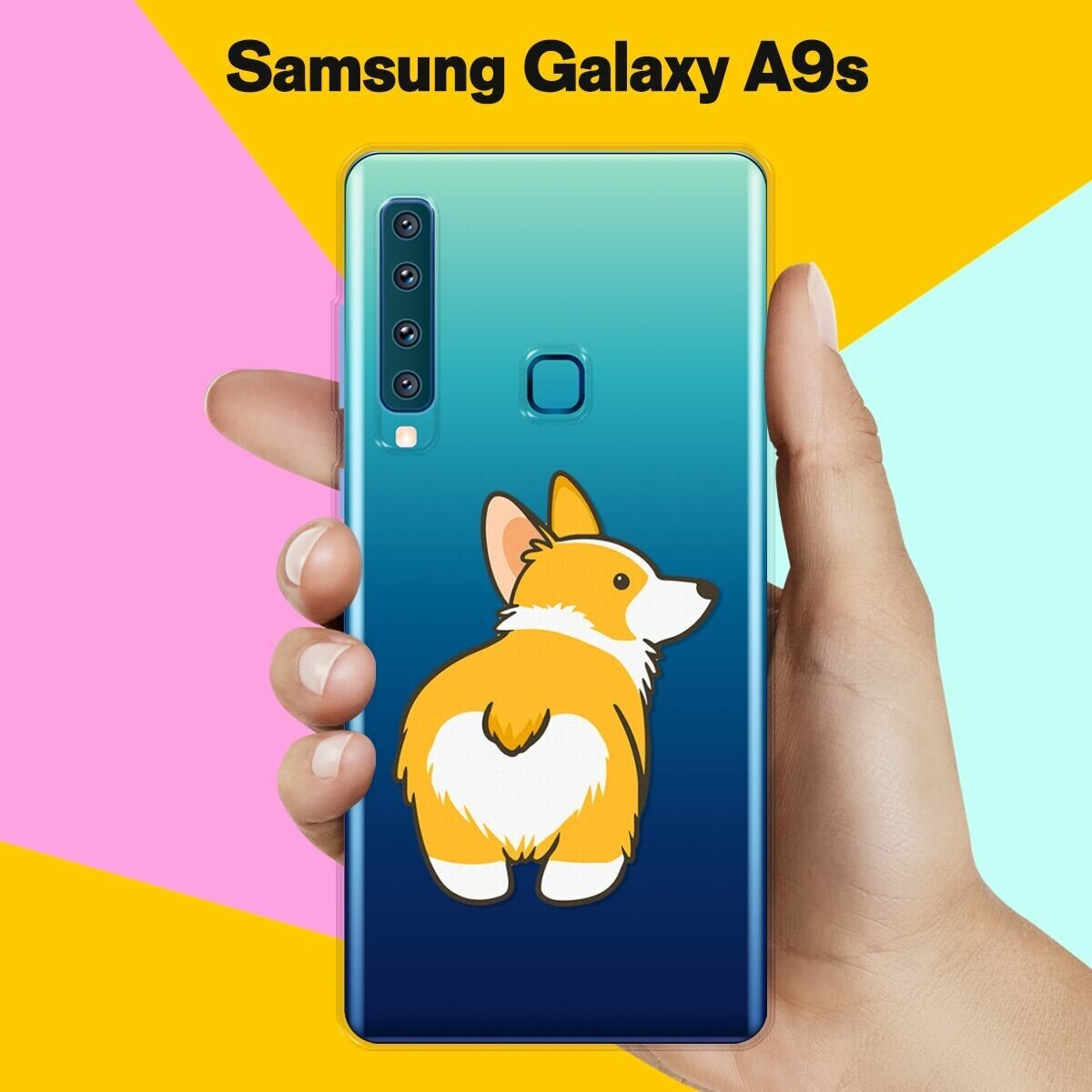 Силиконовый чехол на Samsung Galaxy A9s Корги / для Самсунг Галакси А9с