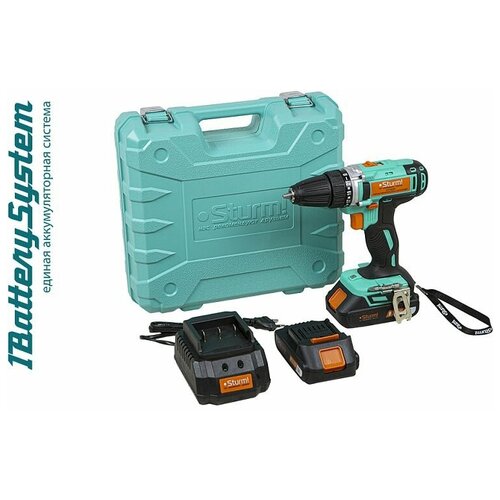 Шуруповерт аккумуляторный STURM CD3618 подарок бита WirlPower PH2 50мм 998800₽