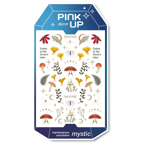 Наклейки для ногтей PINK UP DECOR MYSTIC переводные тон 87