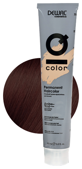 Dewal Cosmetics Краситель перманентный IQ COLOR, 5.32 Light gold pearl brunette