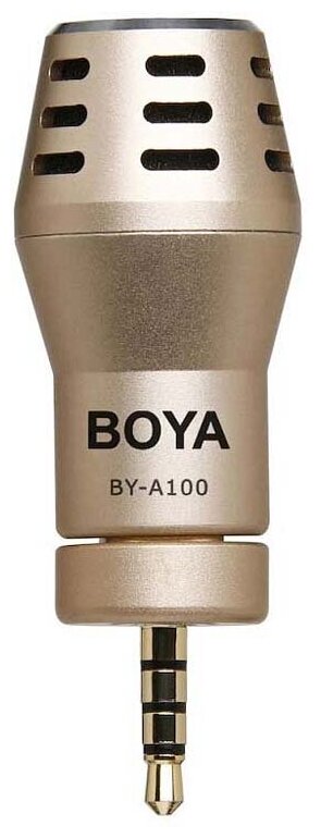 Микрофон конденсаторный Boya BY-A100 всенаправленный, для iPhone / iPad / Ipod Touch, 35 Гц - 18 кГц