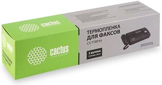 Термопленка для факса CACTUS 2 рулона 213мм*35м CS-TTRP54