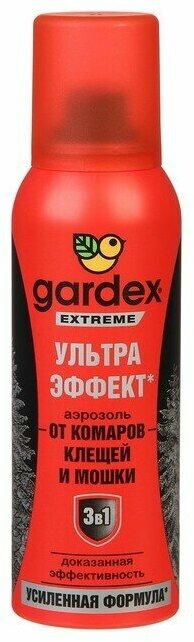 Аэрозоль Gardex EXTREME от комаров, 100 мл