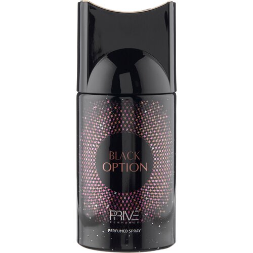 Дезодорант женский PRIVE BLACK OPTION / Парфюмированный спрей / Арабские эмираты, 250 мл