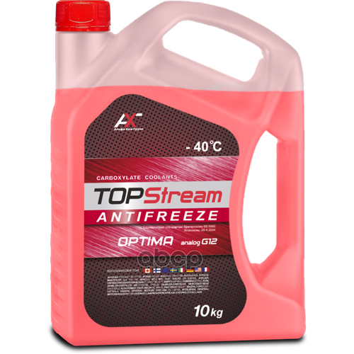 Антифриз Topstream Optima (Красный) G12 10 Л TOPStream арт. ATSOR00010