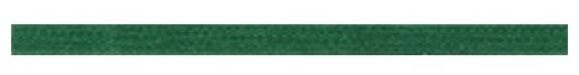 Лента для вышивания SAFISA на блистере, 4 мм, 5 м, цвет 25, зеленый травяной