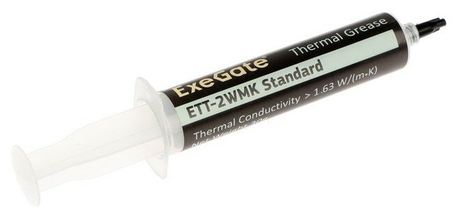 ExeGate Термопаста ExeGate ETТ-2WMK Standard, 30 гр, шприц с лопаткой