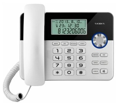 TEXET Телефон teXet TX-259, черный/серебристый