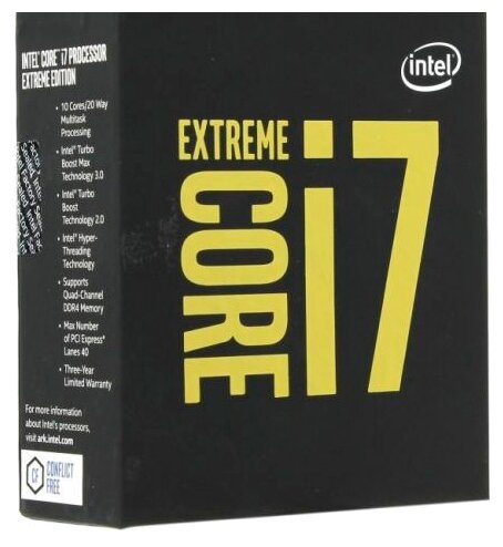 Процессоры Intel Процессор i7-6950X Intel 3000Mhz