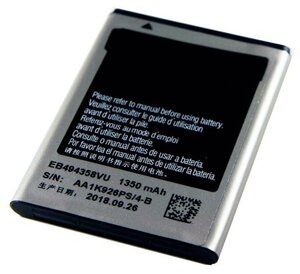 Аккумулятор EB494358VU для Samsung S5830/B7800/S5660/S5670/S6102/S6802