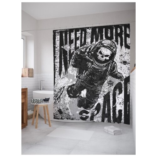 фото Штора для ванной joyarty смертельный космос 180х200 (sc-19929)
