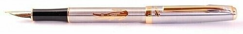 Перьевая ручка CROCODILE 228A Silver