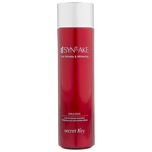 фото Secret Key Syn-Ake Anti Wrinkle & Whitening Emulsion эмульсия для лица с пептидом змеиного яда, 150 мл