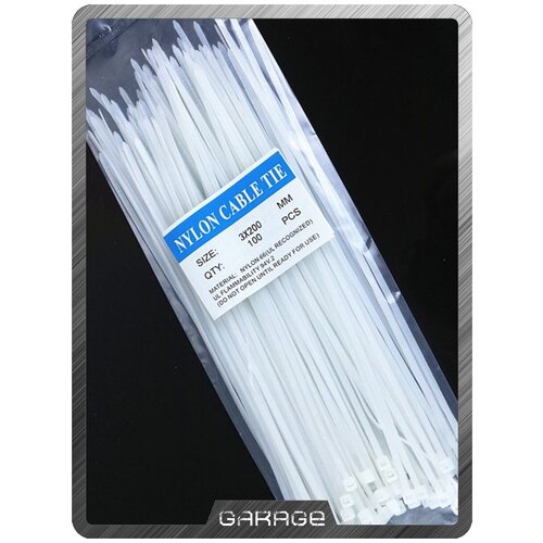 Хомут быстрого крепления Набор хомутов Набор стяжек 4мм x 150мм 100 шт Нейлон 250₽