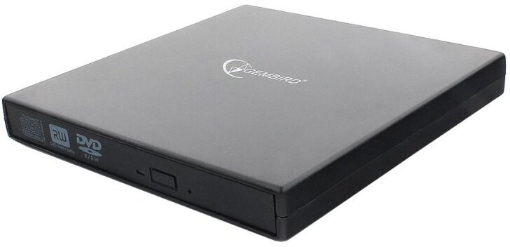 Комплект 5 ук Привод DVD Gembird DVD-USB-02 пластик черный USB 20