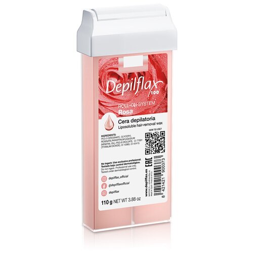 Depiflax100 / Воск в картридже, цвет розовый (ROSA) 110г