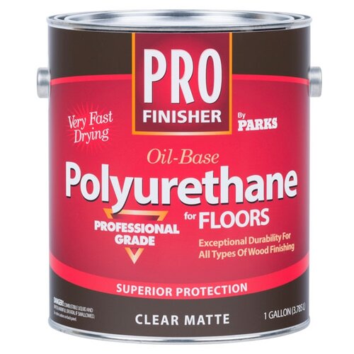 RUST-OLEUM PRO Finisher Oil Base Polyurethane 204662 Профессиональный полиуретановый лак для пола ультра-матовый 3,78л,