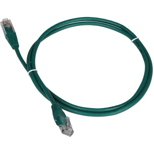 Патч-корд Lanmaster TWT-45-45-1.0-GN UTP вилка RJ-45-вилка RJ-45 кат.5е 1м зеленый ПВХ (уп:1шт)