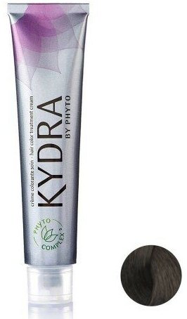 Kydra Creme стойкая крем-краска для волос, 5/1 светлый пепельно-коричневый, 60 мл