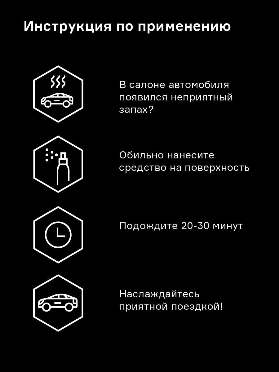 Нейтрализатор запаха для автомобиля Helmetex Auto Мультифрукт №04 100 мл