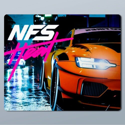 Коврик для мыши с принтом игра Need For Speed Heat - 11155 коврик для мыши с принтом игра need for speed shift 11227