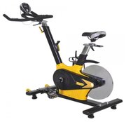 Вертикальный велотренажер DFC V10/B10, черный/желтый