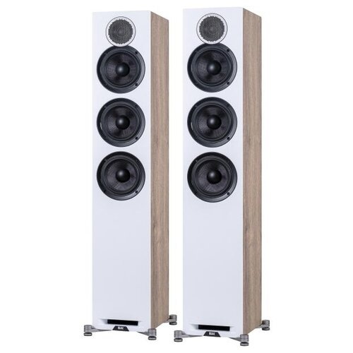 Фронтальные колонки Elac Debut Reference DFR52, white wood центральный громкоговоритель elac debut reference dcr52 black wood