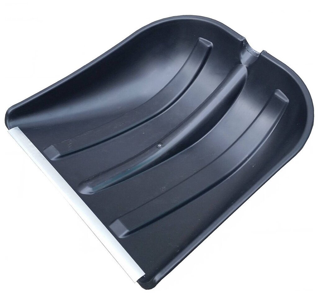 Лопата для уборки снега без черенка с оцинкованной планкой 410 x 420 мм