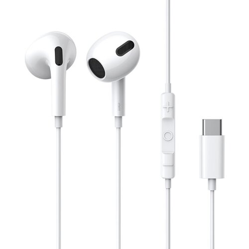 Наушники Baseus Encok Type-C Lateral in-Ear Wired Earphone C17 (NGCR010002) white