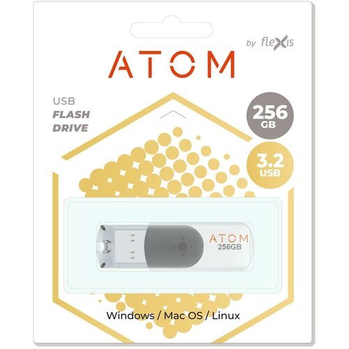 Флеш-диск Atom 256GB AUSB3SW/256GB