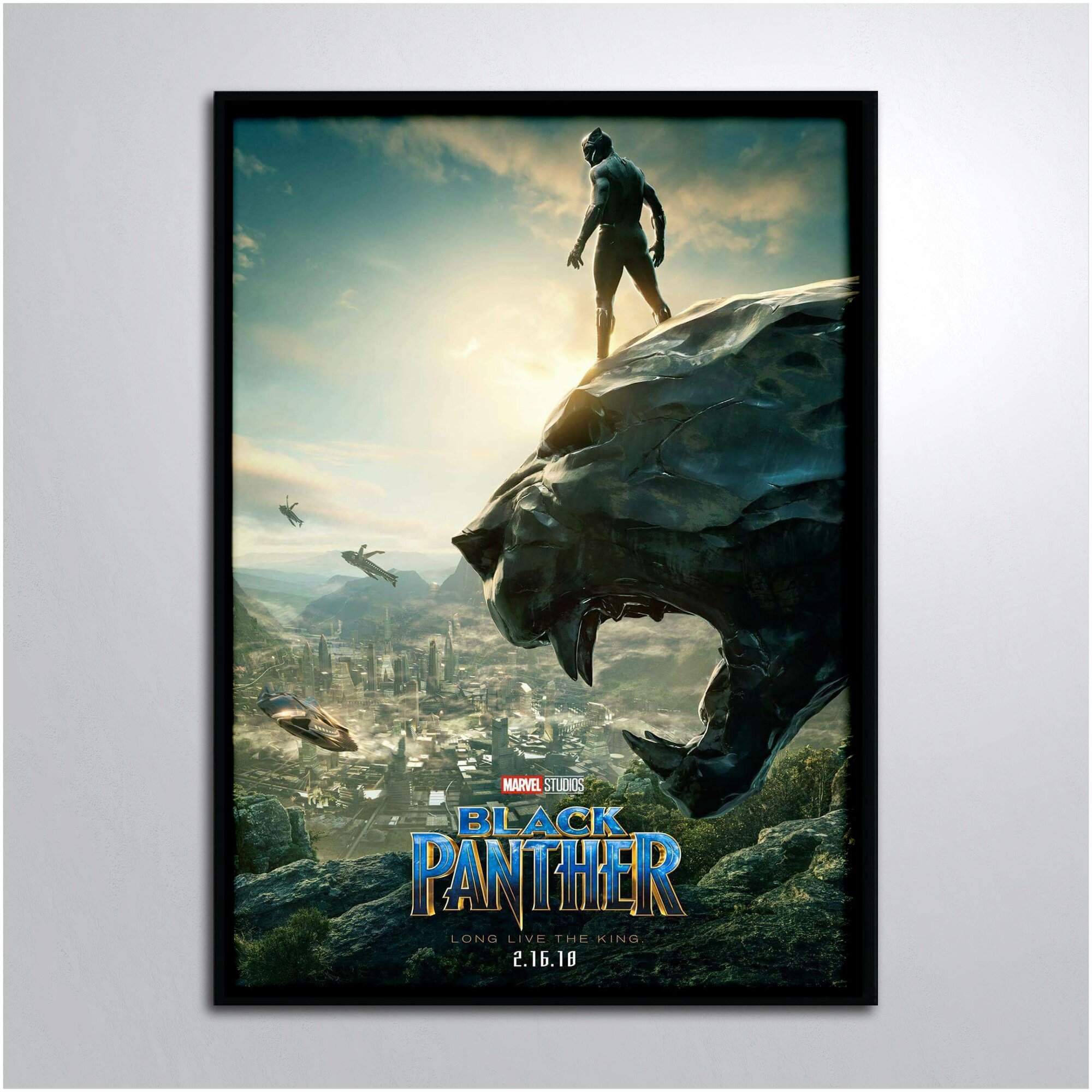 Постер в раме/Марвел Чёрная Пантера Оригинал Marvel Black Panther