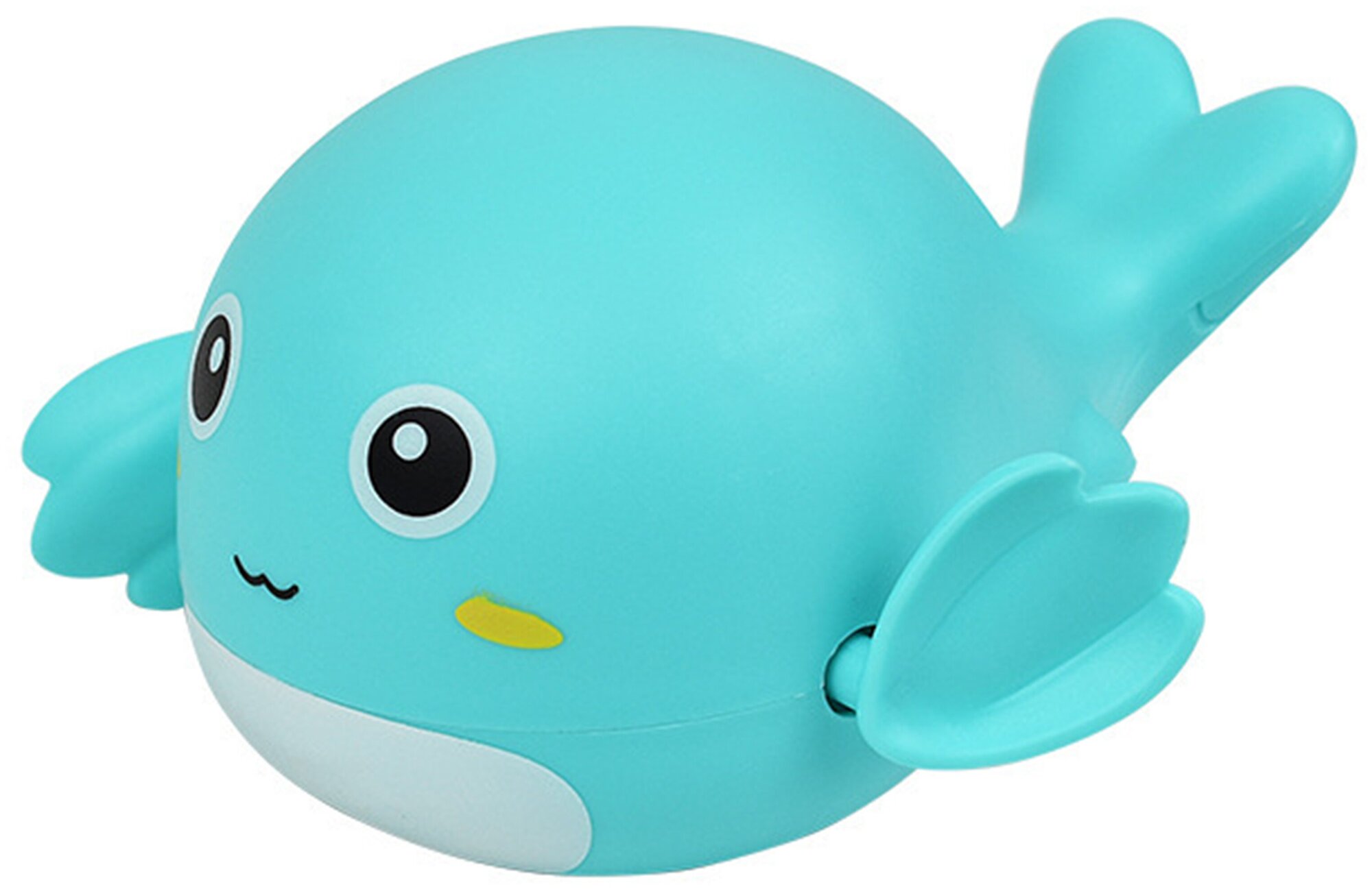 Заводная игрушка для ванной / Детский Кит с подвижной фигуркой для игр во время купания.