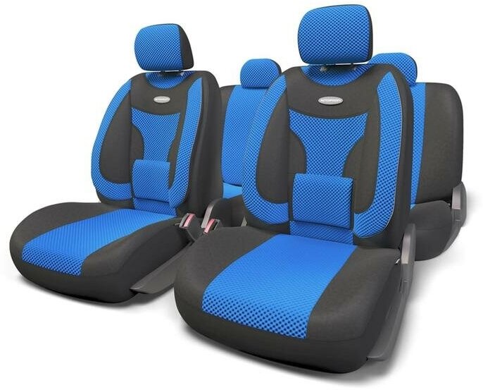 Чехлы на сиденья универсальные EXTRA COMFORT ECO-1105 BK/BL