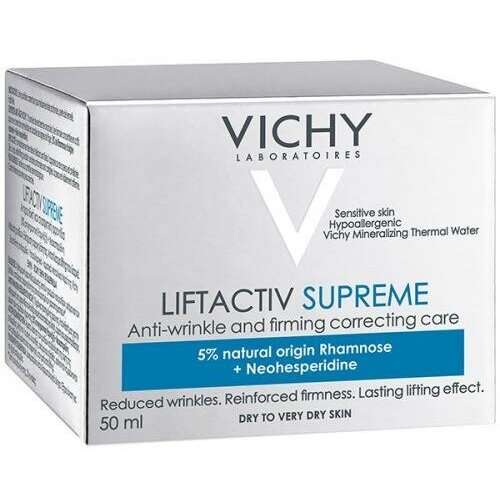 Vichy Liftactiv Supreme Day Dry Skin Антивозрастной крем для сухой кожи лица, 50 мл.